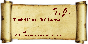 Tumbász Julianna névjegykártya
